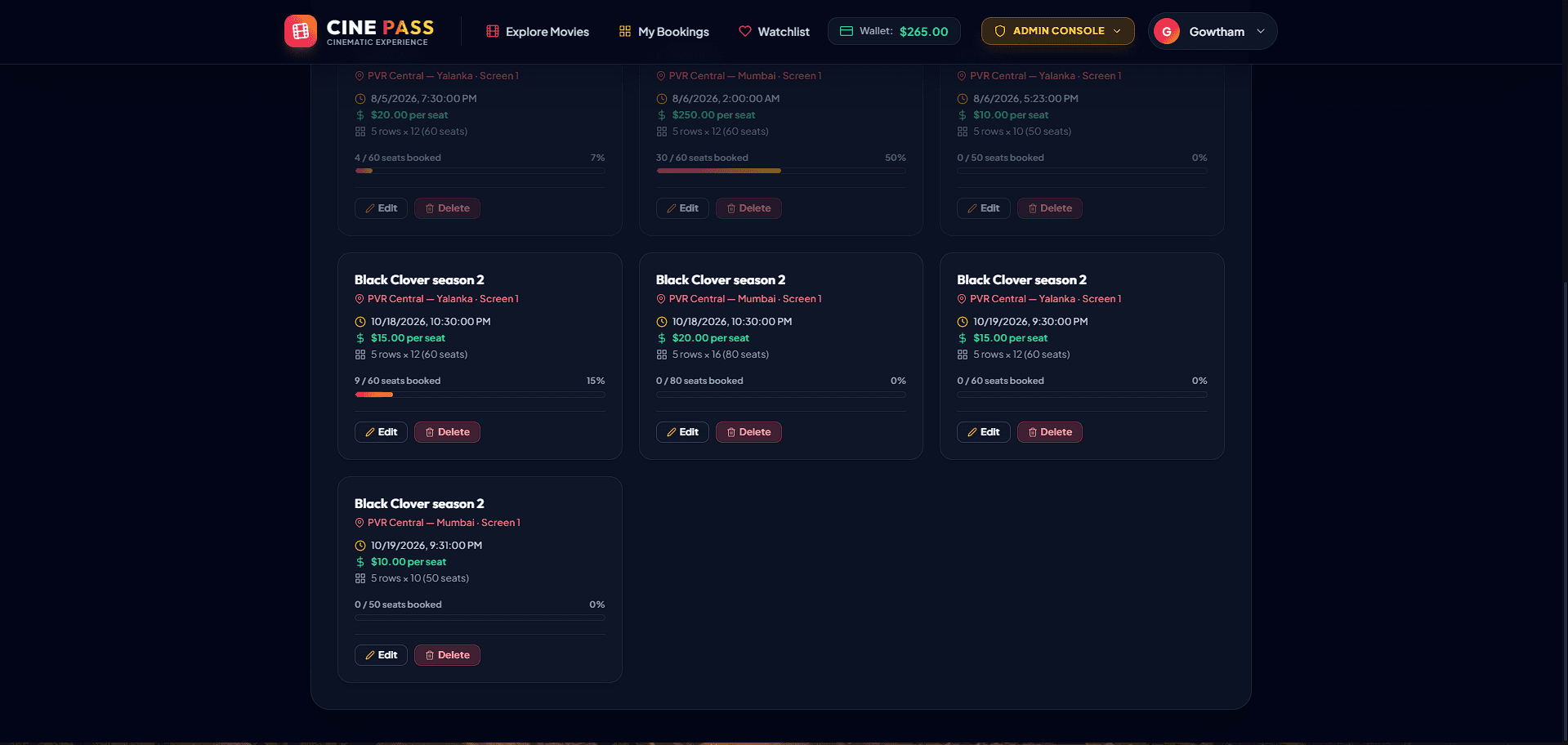 Booking Checkout & Seat Reservation
